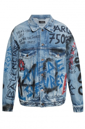 Printed denim jacket, zdjęcie 1 Printed denim jacket od Balenciaga